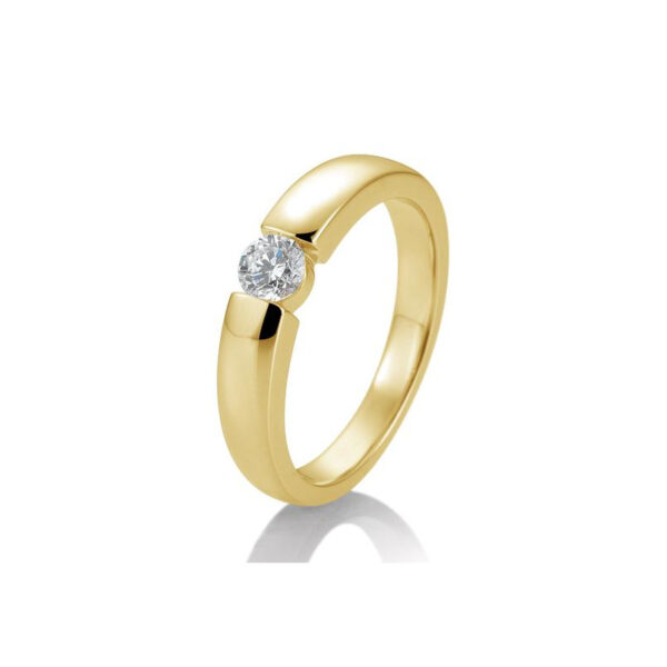 0,25 ct. H Si Solitärring aus Gelbgold 750/18 kt. mit Diamant
