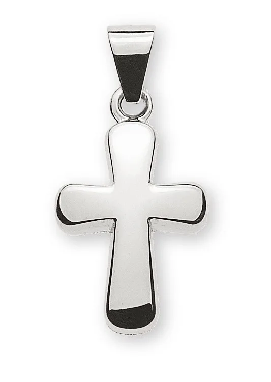 Kreuz, Weißgold 750/18ct, 12x9mm