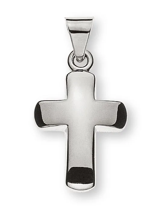 Kreuz aus Weißgold 750/18ct H: 12mm L: 9mm