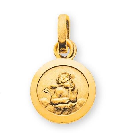 Medaille Engel Gelbgold 375/ 9ct. 10mm