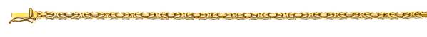 Bracelet chaîne royale or jaune 750/18 ct. env. 2.5 mm 19 cm