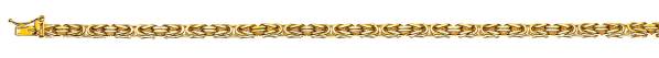 Bracelet chaîne royale or jaune 750/18 ct. env. 3.5mm