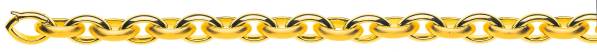 Bracelet Navette or jaune 750/18 ct. fabriqué à la main, 20 cm