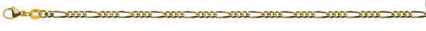 Collier Figaro, or jaune 750/18 ct., env. 2.9 mm