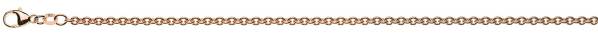 Bracelet Forçat rond, or rose 750/18 ct.env. 3.05 mm, 19 cm