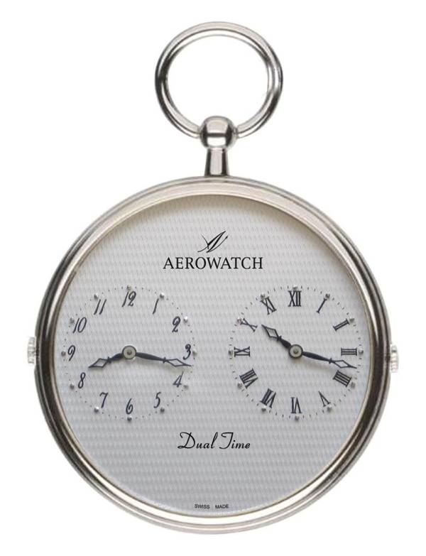 Aérowatch, Montre de poche, quartz, Dual-Time