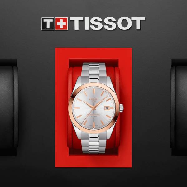 Tissot Gentleman Powermatic 80 Silicium 18K Gold – Bild 4