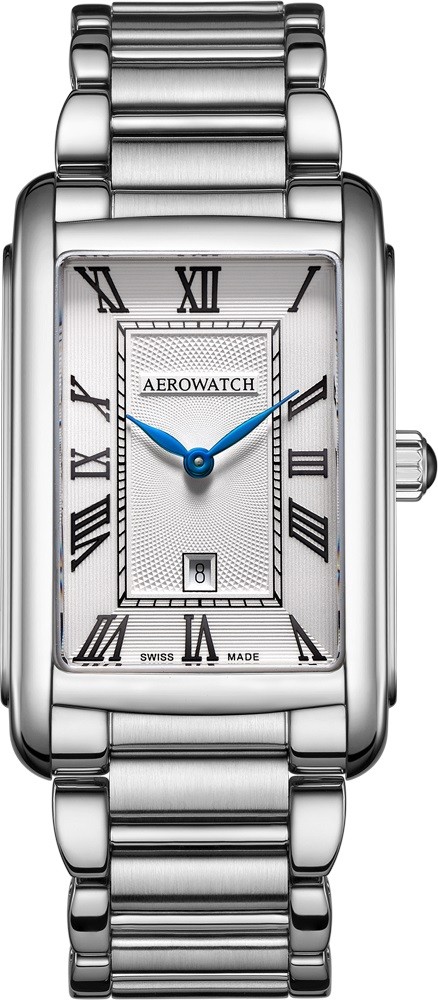 Aérowatch, Intuition Classic, Lady, quartz, bracelet acier