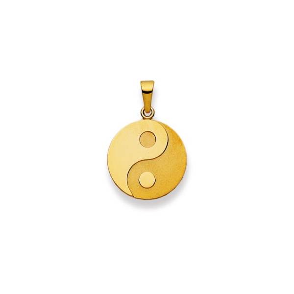 Pendentif, Yin Yang, or jaune 750/ 18 ct.