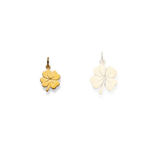 Anhänger Kleeblatt Gelbgold 750/18 ct.