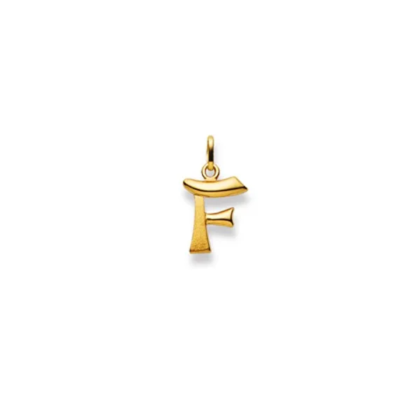 Anhänger Buchstabe F Gelbgold 750/18 ct.