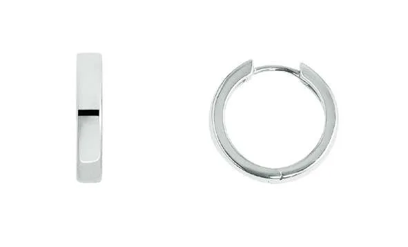 Creolen mit Scharnier aus Gelbgold 750/18 ct.