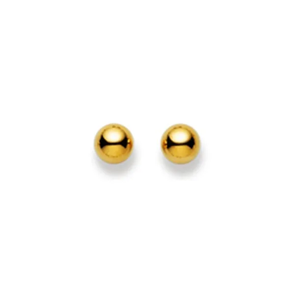Clous d'oreilles, or jaune 750/18 ct.