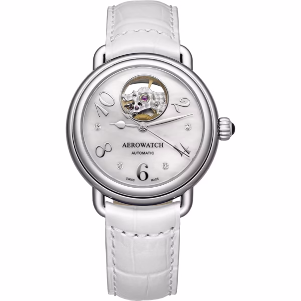 Aerowatch 1942 Lady Elegance Automatic Open Heart 35mm