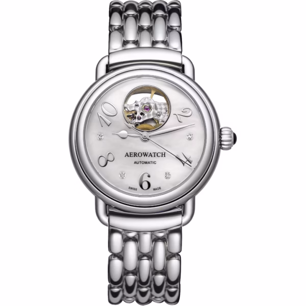 Aerowatch 1942 Lady Elegance Automatic Open Heart 35mm