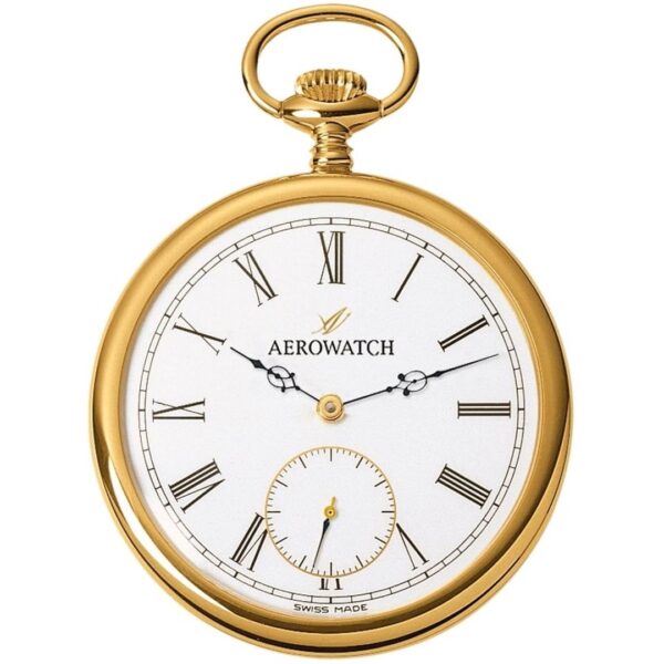 Montre de poche Aérowatch 780/18 ct dorée