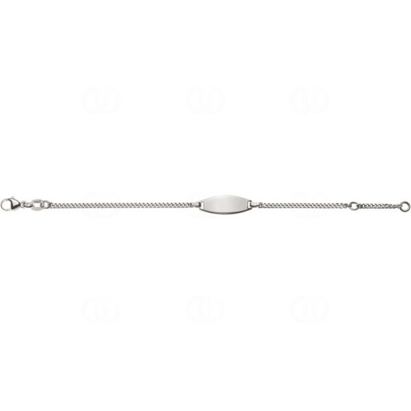 Bracelet gourmette GOLD Collection, or blanc 18 ct