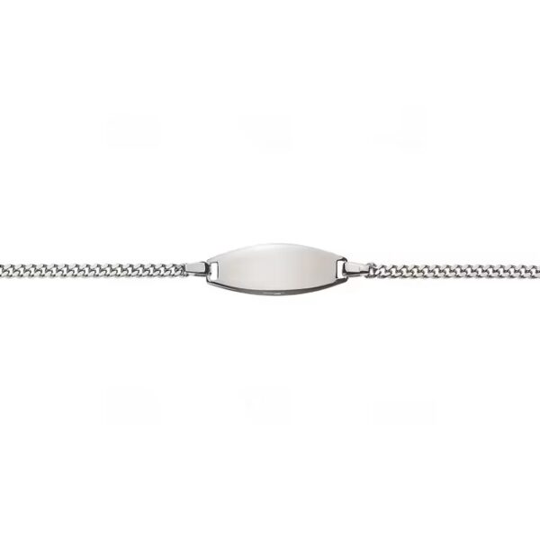 Bracelet gourmette or blanc 750/18 ct. GOLD Collection