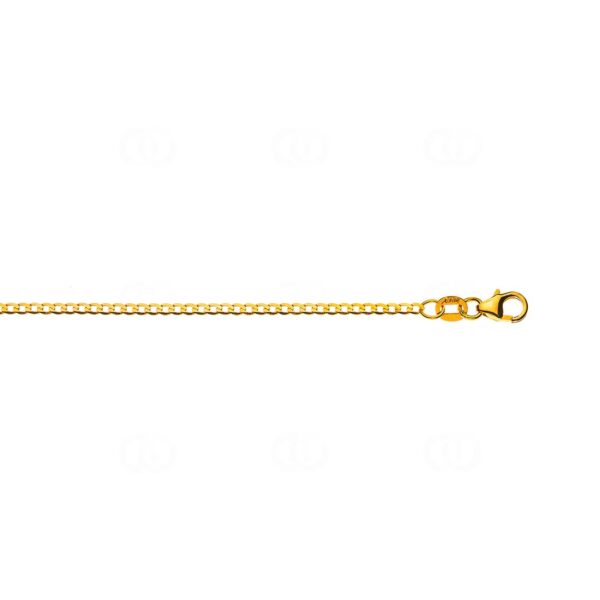 Bracelet gourmette extra-plat-or jaune 750/18 ct. GOLD Collection