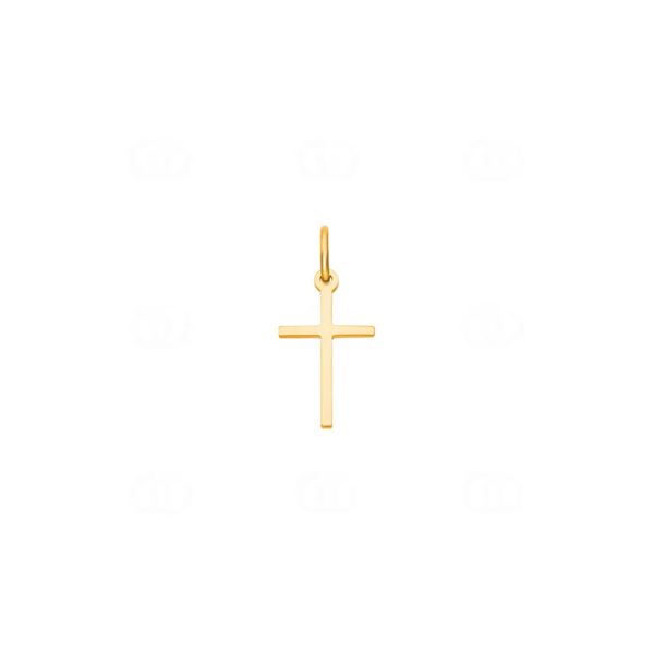 Pendentif Croix or jaune GOLD Collection