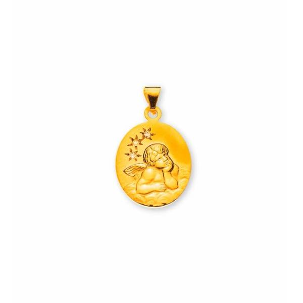 Pendentif ange GOLD Collection, or 750/18 ct et diamants.
