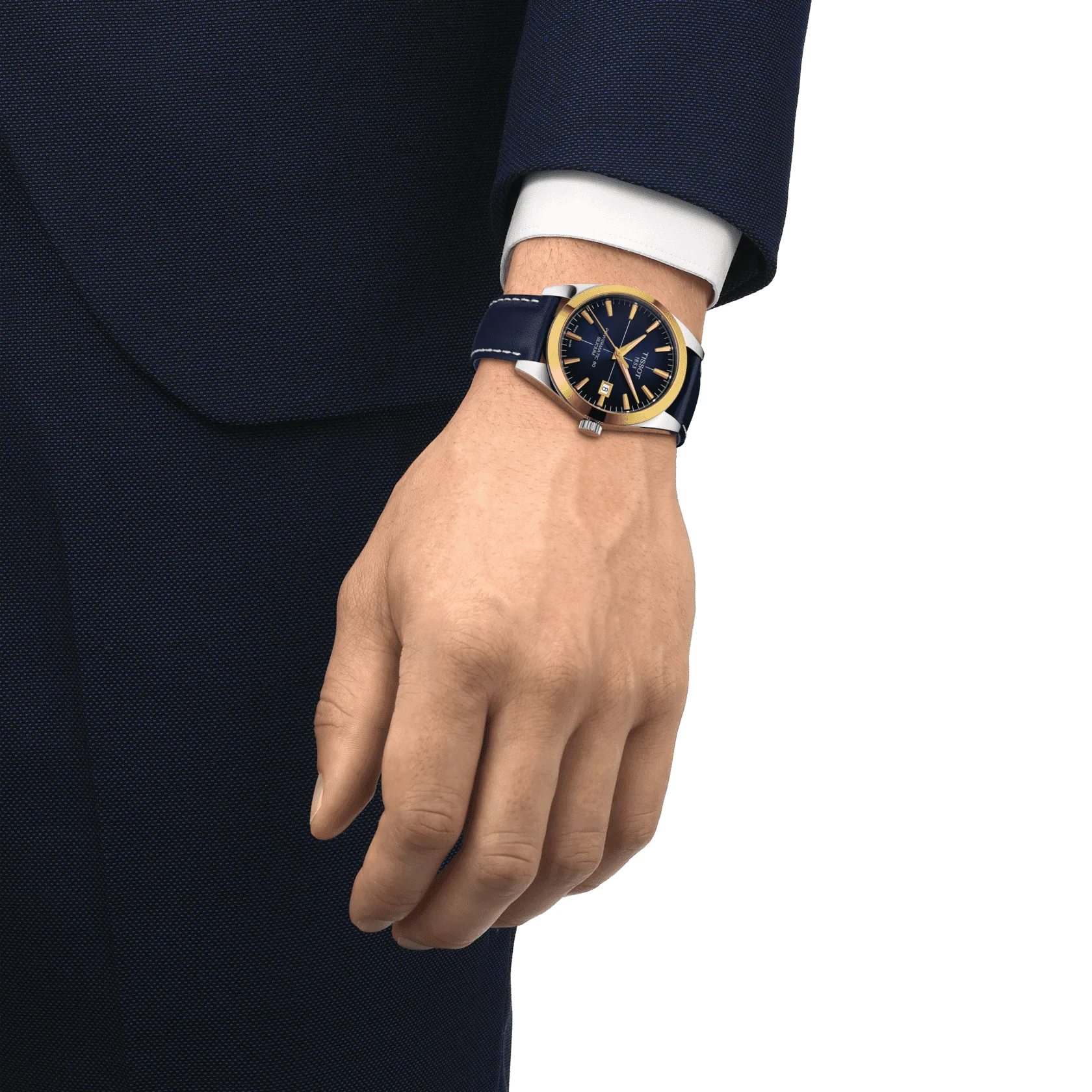 Tissot Gentleman Powermatic 80 Silicium Solid 18K Gold bezel