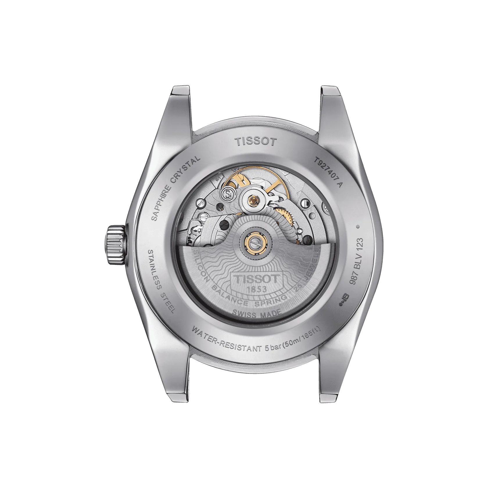 Tissot Gentleman Powermatic 80 Silicium Solid 18K Gold bezel
