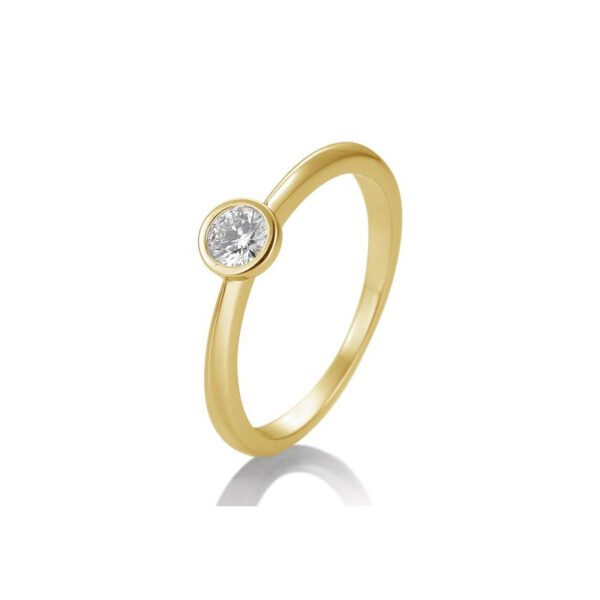solitaire-serti-clos-or-jaune-750-18-ct-0-20-ct-Bijouterie le diamant