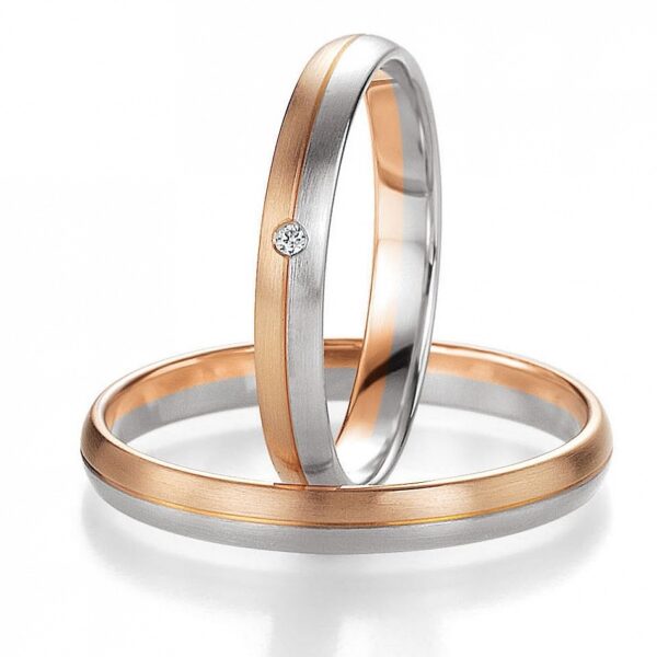 Alliances or blanc et rose Gold Jewellery