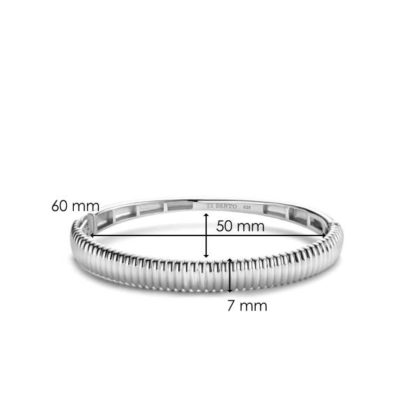 TI SENTO - Milano Armband 925er Silber 2957SI