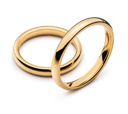 Alliances Gold Jewellery or jaune 750/18 ct.