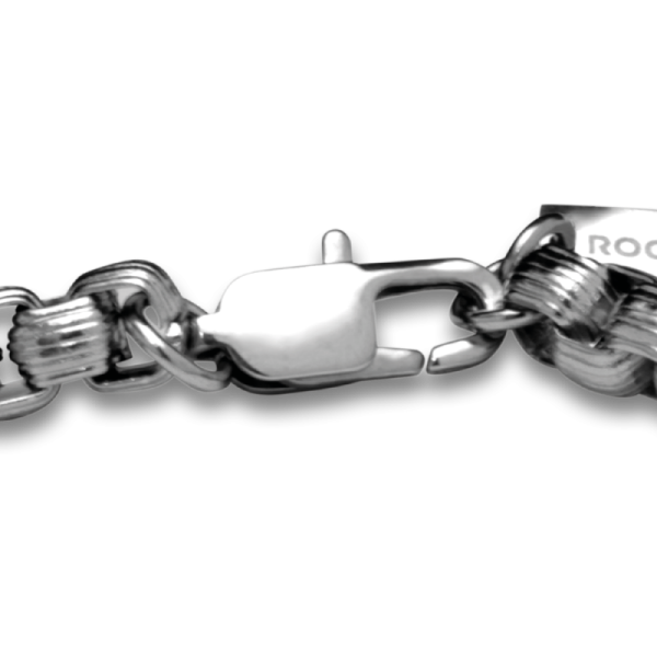 ROCHET - Bracelet SLAVE, acier poli, 21 cm