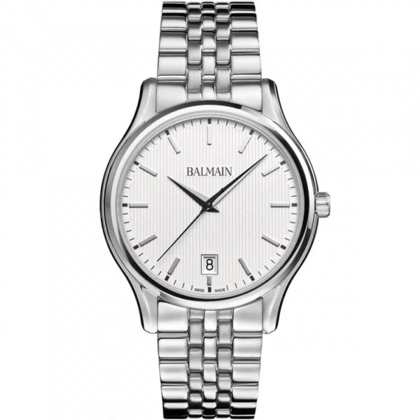 Montre Balmain Beleganza, bracelet métallique, cadran blanc