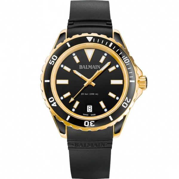 Montre Balmain Ophrys 38mm avec bracelet caoutchouc noir