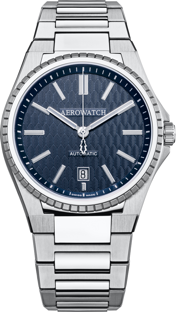 Aerowatch Milan Automatic Date bracelet acier 41mm