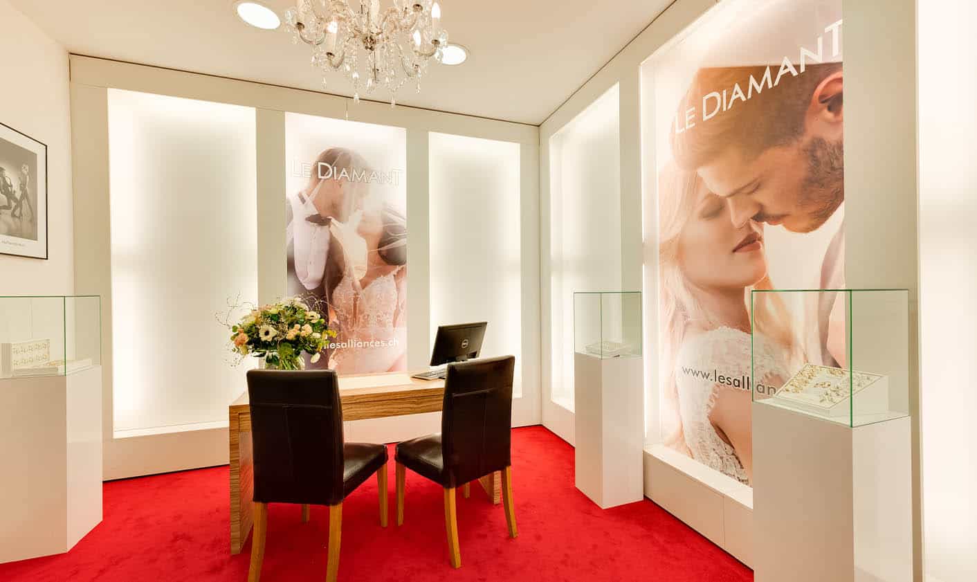 Le Diamant - Bijouterie & horlogerie : Unser Geschäft in La Chaux-de-Fonds berät Sie gerne