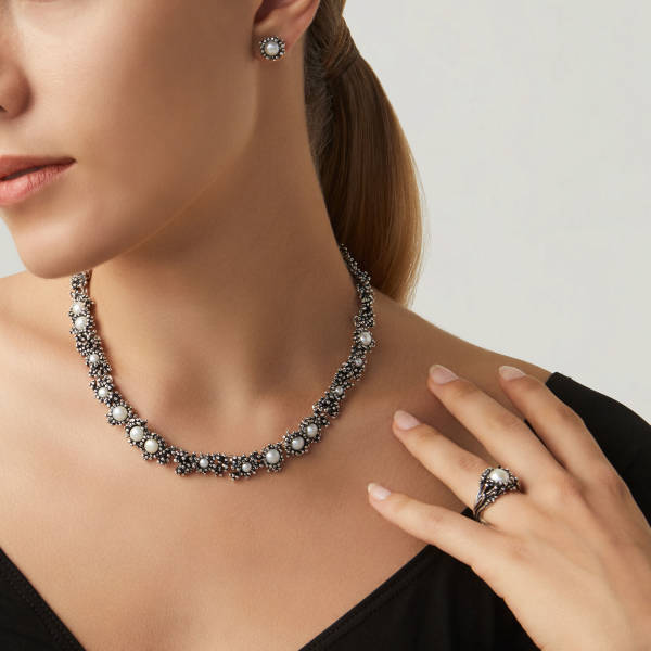 Collier Giovanni Raspini ANÉMONE argent 925, 43 cm – Image 3