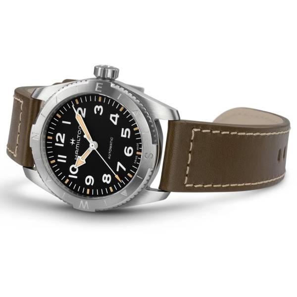 Hamilton Khaki Field Expedition Auto Noir Cuir 37mm – Image 2