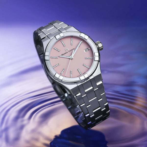 Montre Maurice Lacroix AIKON Quartz rose, 35mm.