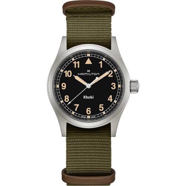 Montre Hamilton Khaki Field Quartz Cadran noir 38mm