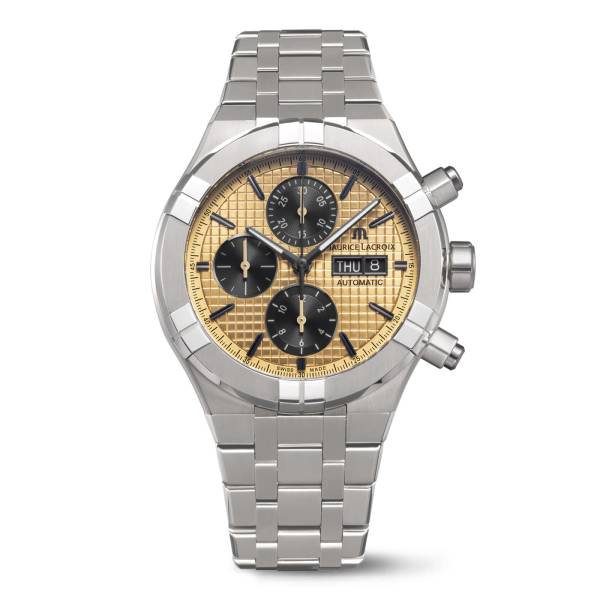 Montre Maurice Lacroix AIKON Auto Titanium Chronograph Cadran or