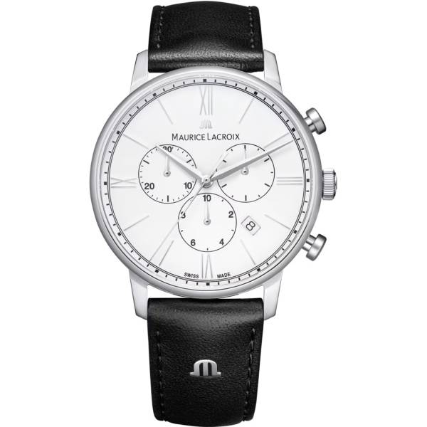 Montre Maurice Lacroix ELIROS Chronograph 40mm, cadran blanc