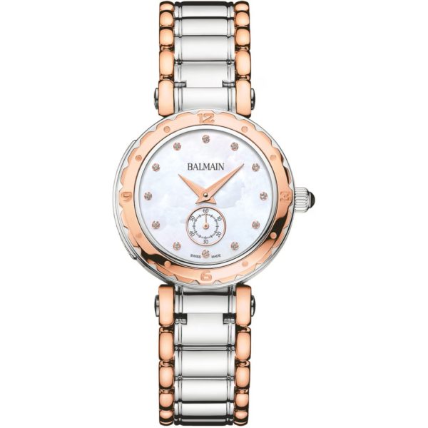 Montre Balmain Balmainia 32mm, cadran nacré et diamants B4558.33.85