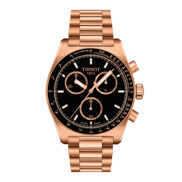 Tissot PR516 Quartz Chronograph PVD or rose