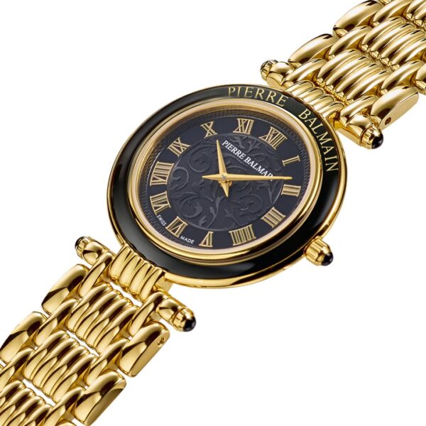 Montre Balmain Haute Elegance 30mm, bracelet doré