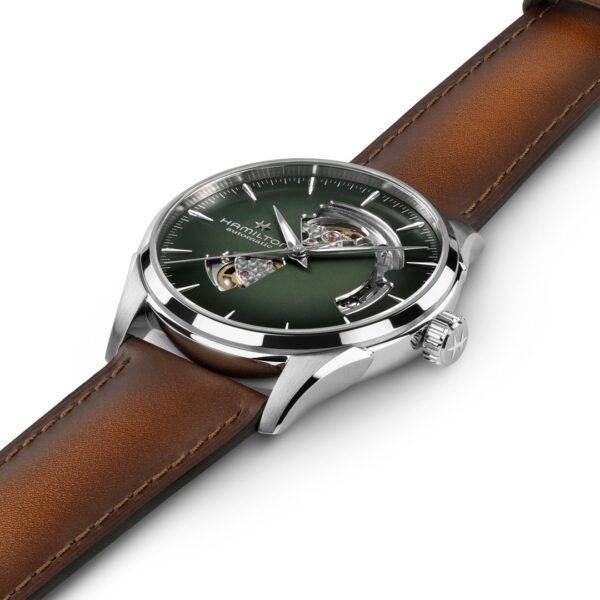 Montre Hamilton Jazzmaster Open Heart Auto 42mm verte