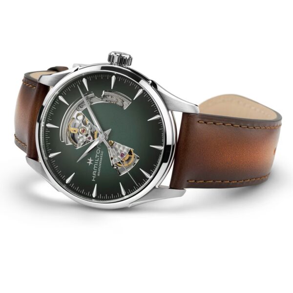 Montre Hamilton Jazzmaster Open Heart Auto 42mm verte