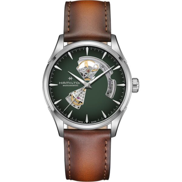 Montre Hamilton Jazzmaster Open Heart Auto 42mm verte