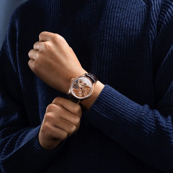 Montre Aerowatch Renaissance Classic Skeleton PVD or rose