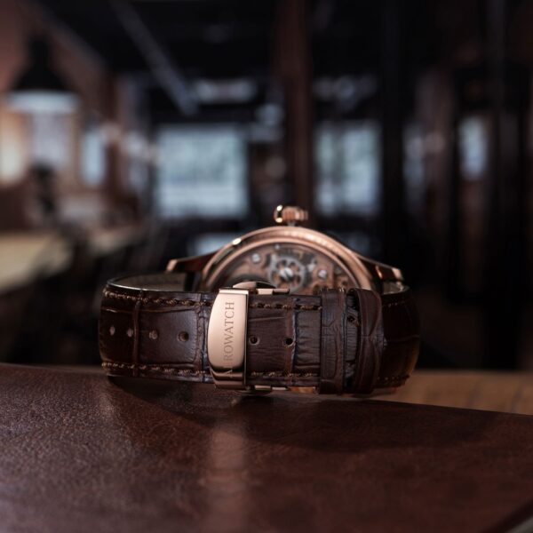Montre Aerowatch Renaissance Classic Skeleton PVD or rose